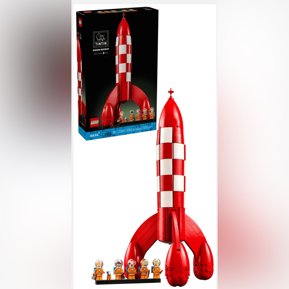 LEGO Tintin Moon Rocket 21367 NEW in Sealed Box